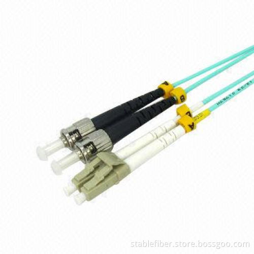 MM Duplex/Simplex LC-ST OM4 Patch Cord with Ultra Low Back Reflection and Low Insertion Loss